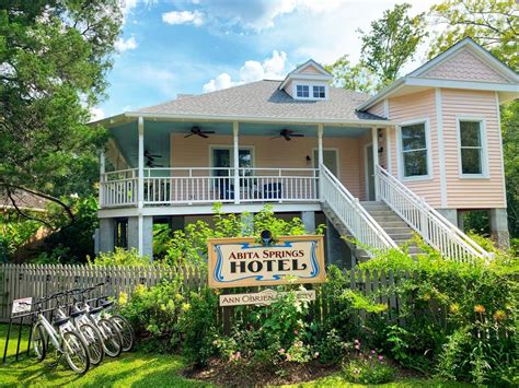 Abita springs hotel - Abita Springs Hotel $100 Gift Certificate Description. Enjoy $100.00 towards your next stay at the historic Abita Springs Hotel. Expires 1/31/24. Warning: You Are Leaving This Site. You are about to follow a link to [Link]. To proceed, click 'continue' below. To remain on this site, click 'cancel' below.